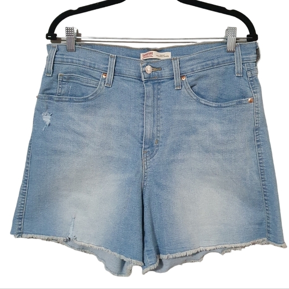 LEVI Heritage High-rise Jean Shorts Women's Plus‎ Size 16 - Picture 2 of 10